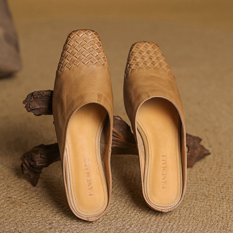 CLARA Genuine Leather Mules