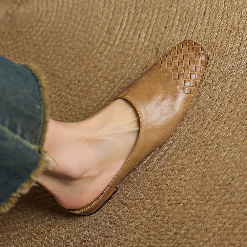 CLARA Genuine Leather Mules