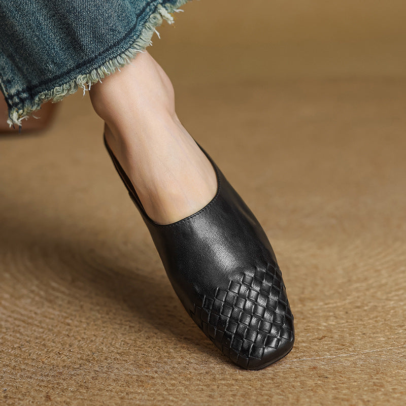 CLARA Genuine Leather Mules