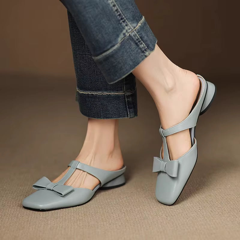 Aliyah Leather Mules