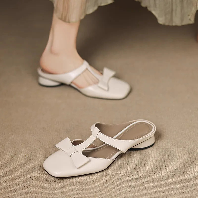 Aliyah Leather Mules