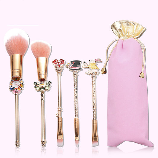 5-Piece Make up Brush Set with Pouch