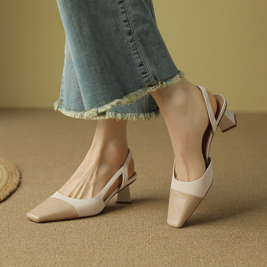 Amandine Leather Strappy Shoes