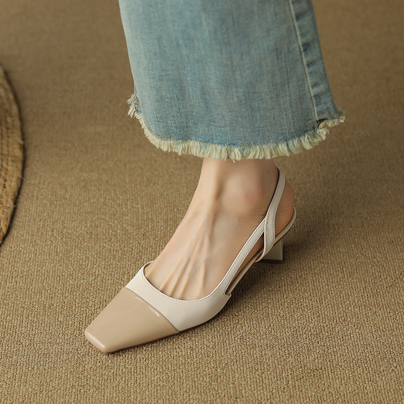 Amandine Leather Strappy Shoes