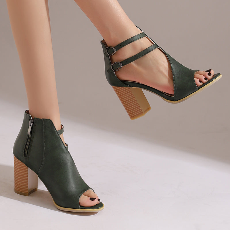 Selena Block Heels