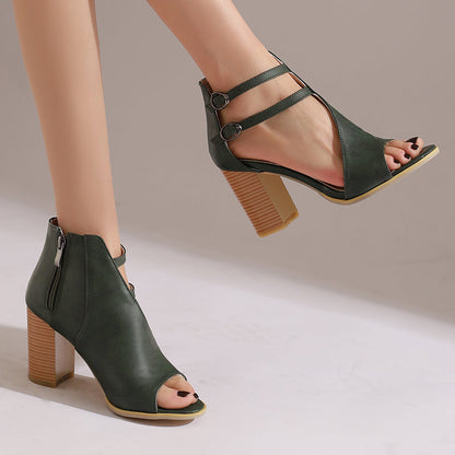 Selena Block Heels