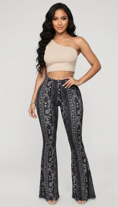 Zarae High Waist Flare Pants
