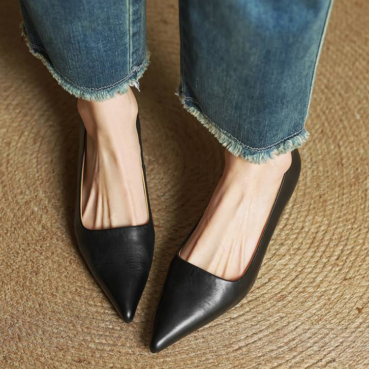 Anala Genuine Leather Heels