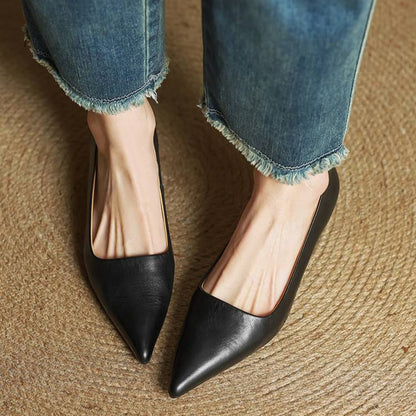 Anala Genuine Leather Heels
