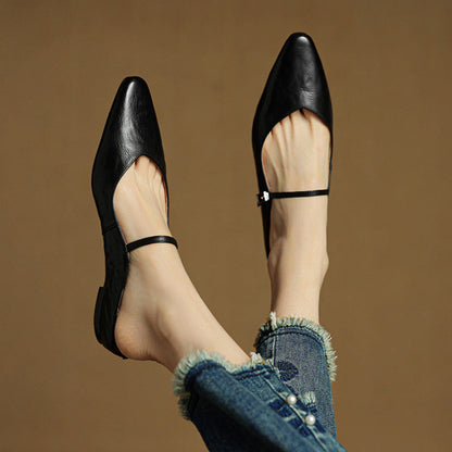 Anatalia Genuine Leather Mules