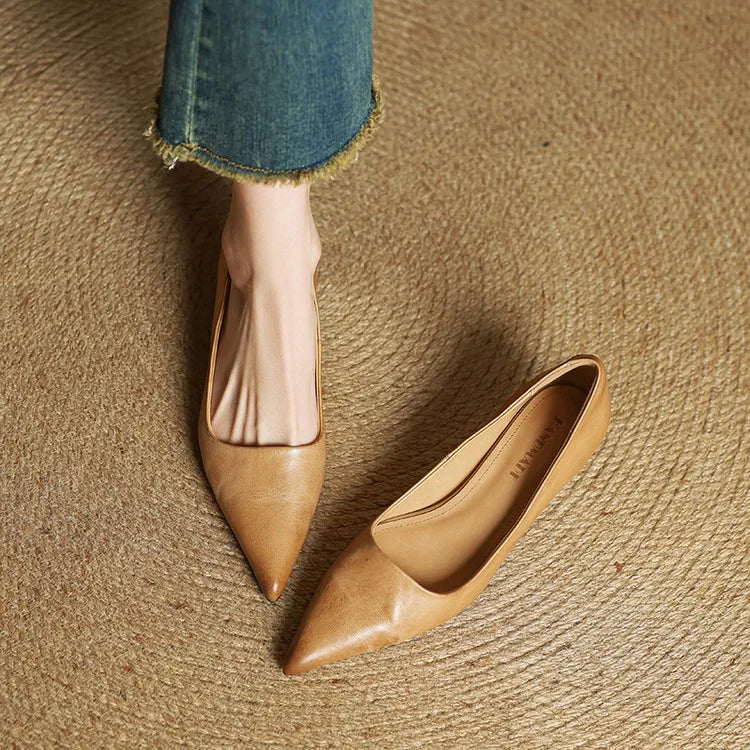 Anala Genuine Leather Heels