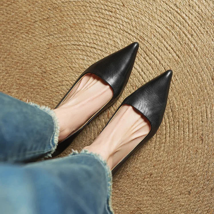 Anala Genuine Leather Heels